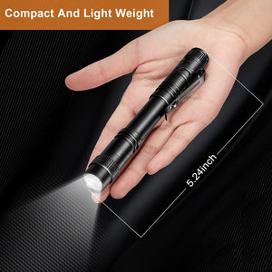 LED Flashlights with Clip 5.24" or 3.4"