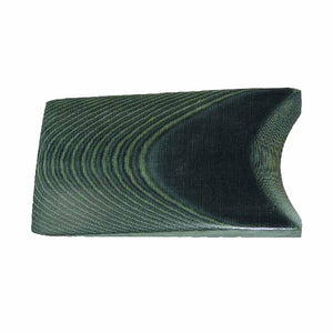 Black & Green Linen 1 Ply Micarta