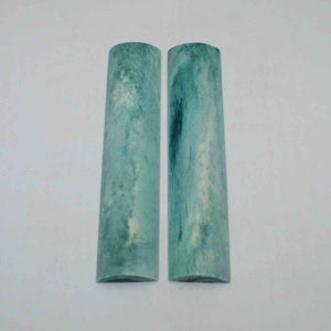 Small Giraffe Bone Scales (approx 1" x 4") - TEAL