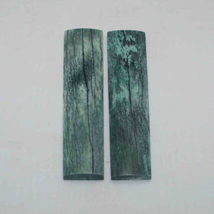 Small Giraffe Bone Scales (approx 1" x 4") - TEAL