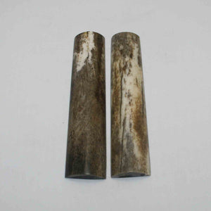 Giraffe Bone Scales (approx 1.2" x 4.5") - BROWN