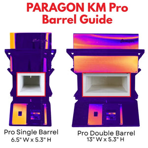 Paragon Pro 18" Depth Ceramic Kiln - Single Barrel