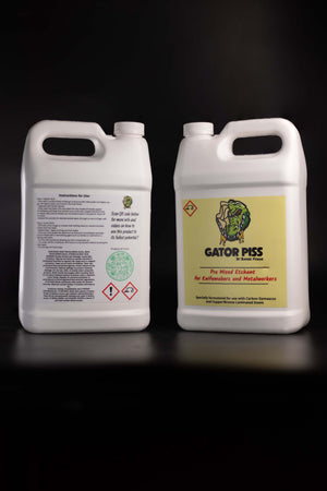 Gator Piss Knife Etchant in Every Day, Heavy and Max