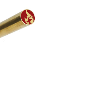 Anvil in Flames Mosaic Pin