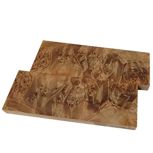 Stabilized Maple Burl Scales or Blocks