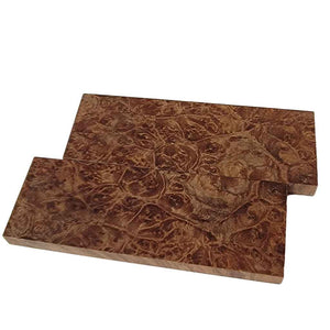 Stabilized Maple Burl Scales or Blocks