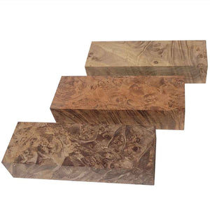 Stabilized Maple Burl Scales or Blocks