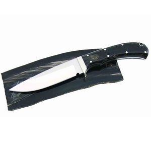 Black Buffalo Horn with White Streaks - Jantz Supply