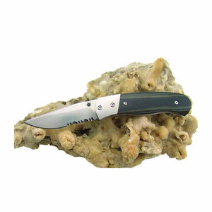 Black & Green Linen 1 Ply Micarta - Jantz Supply