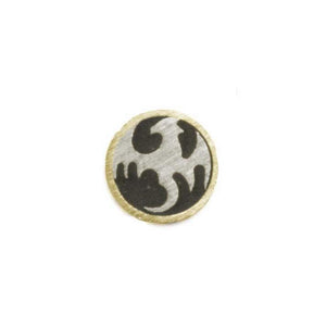 Dragon Mosaic Pin with Brass Tubing and Nickel Silver Dragon - Jantz Supply 