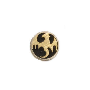 Dragon Mosaic Pin with Nickel Silver Tubing and Brass Dragon - Jantz Supply 