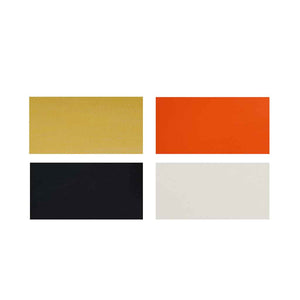 Ivory, Orange, Black, and White G10 Liners - Jantz Supply