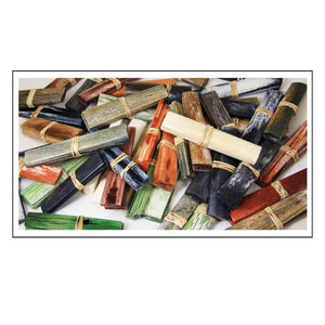 Giraffe Bone Scales 1.4" x 4.5" - Jantz Supply