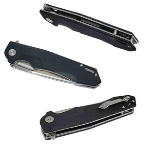 Honey Badger Flipper Liner with Black G10 Handle Material