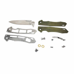 Honey Badger Flipper Liner with OD Green G10 Components
