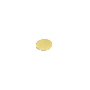Brass Oval Undrilled Spacer - Jantz Supply