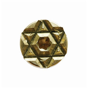 Star of David Torx Screw in Brass