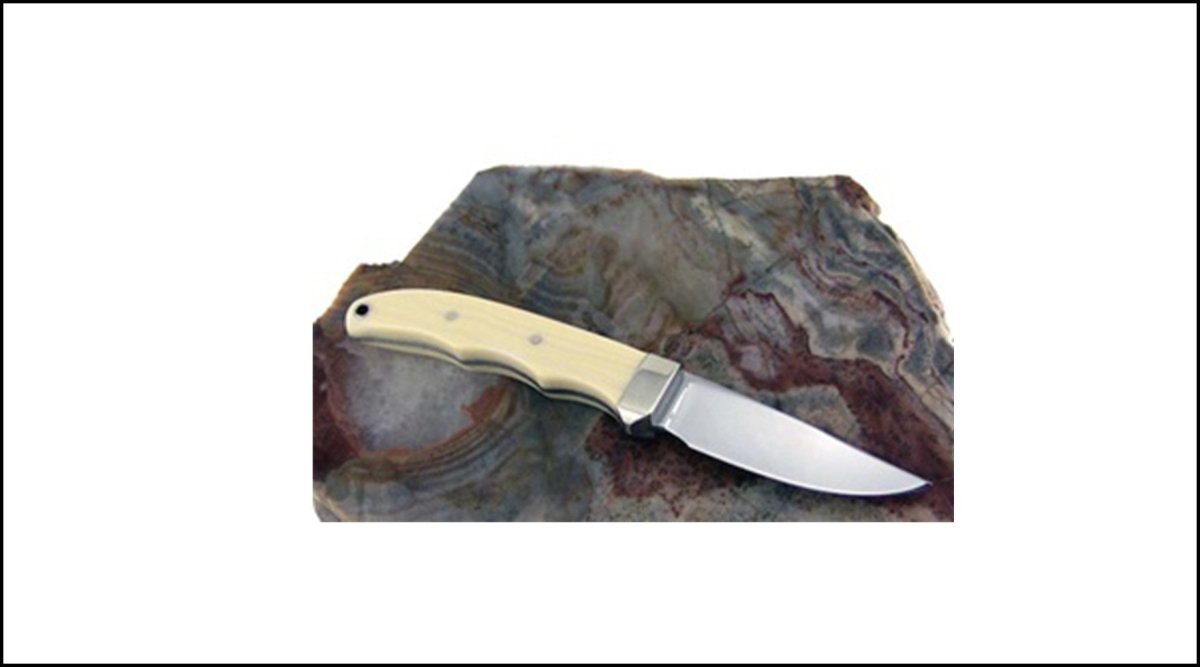 Segmented Knife Handle Scales Zebra Wood / Resin Knife Making Material 