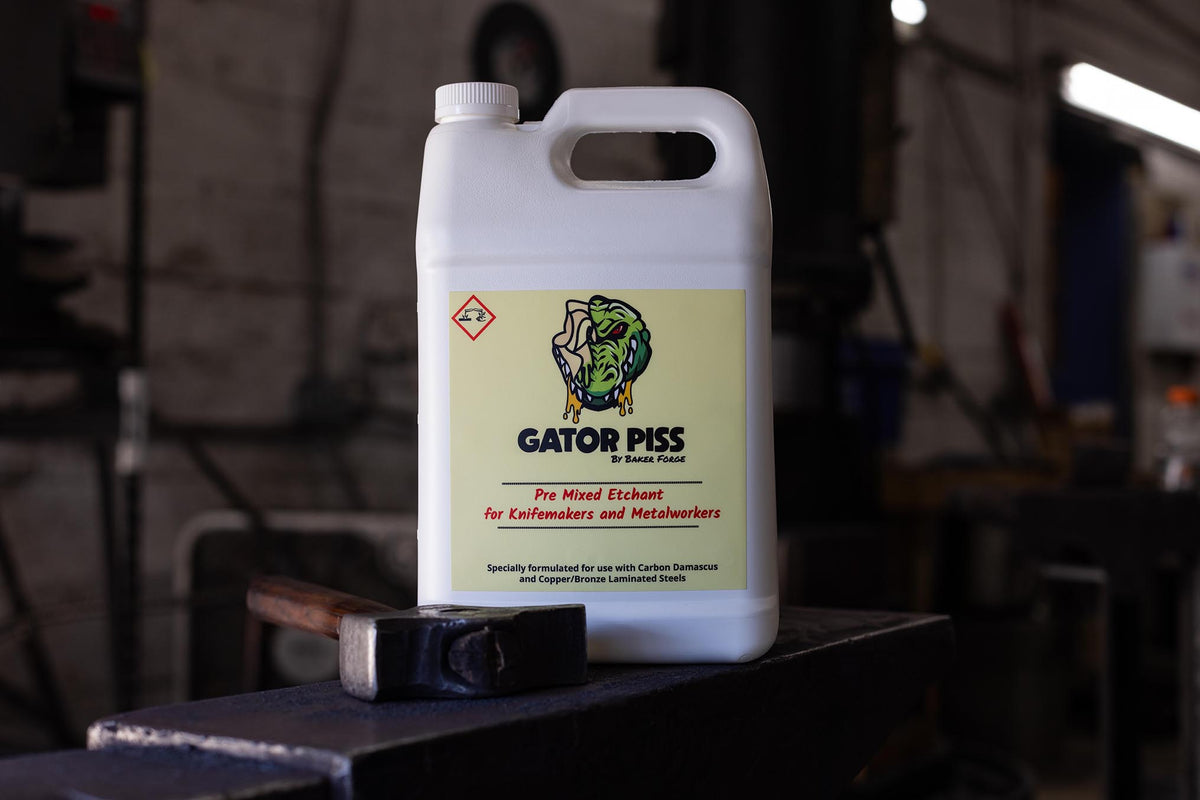 Gator Piss Knife Etchant in Every Day, Heavy and Max