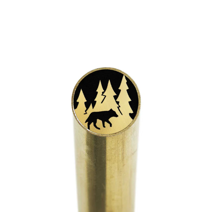 Forest Wolf Mosaic Pin