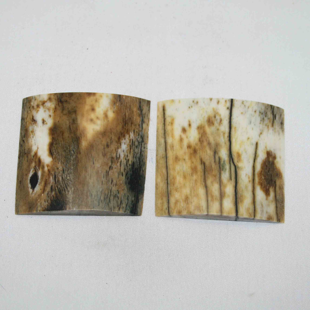 NB101NA10 Giraffe Bone Scales Size: 1.97" x 2.01" x 0.24"inch