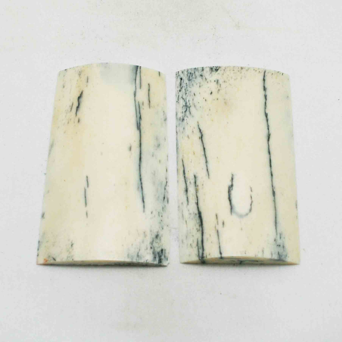 NB102NA165 Giraffe Bone Scales Size: 3.57" x 1.95" x 0.28" inch