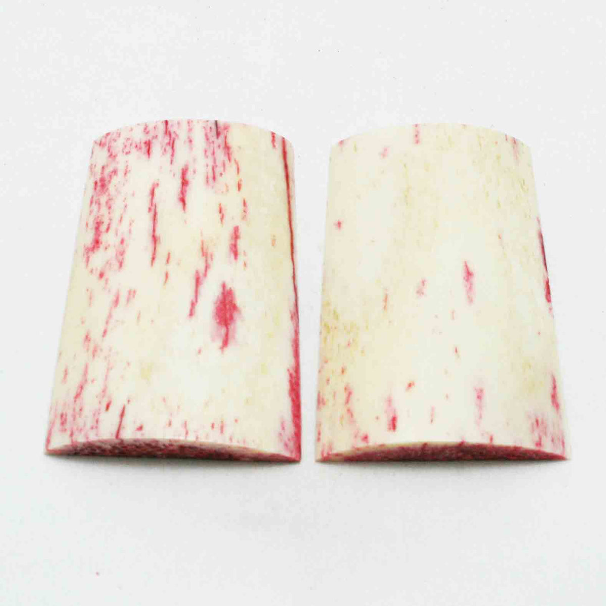 NB102NA190 Giraffe Bone Scales Size: 2.87" x 1.84" x 0.37" inch