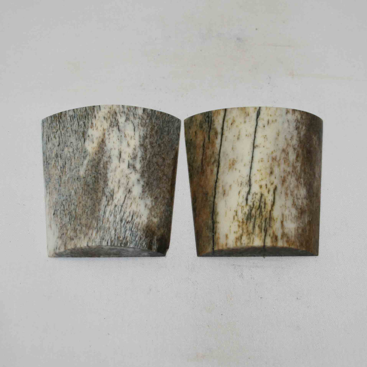NB102NA243 Giraffe Bone Scales Size: 2.83" x 2.23" x 0.42" inch