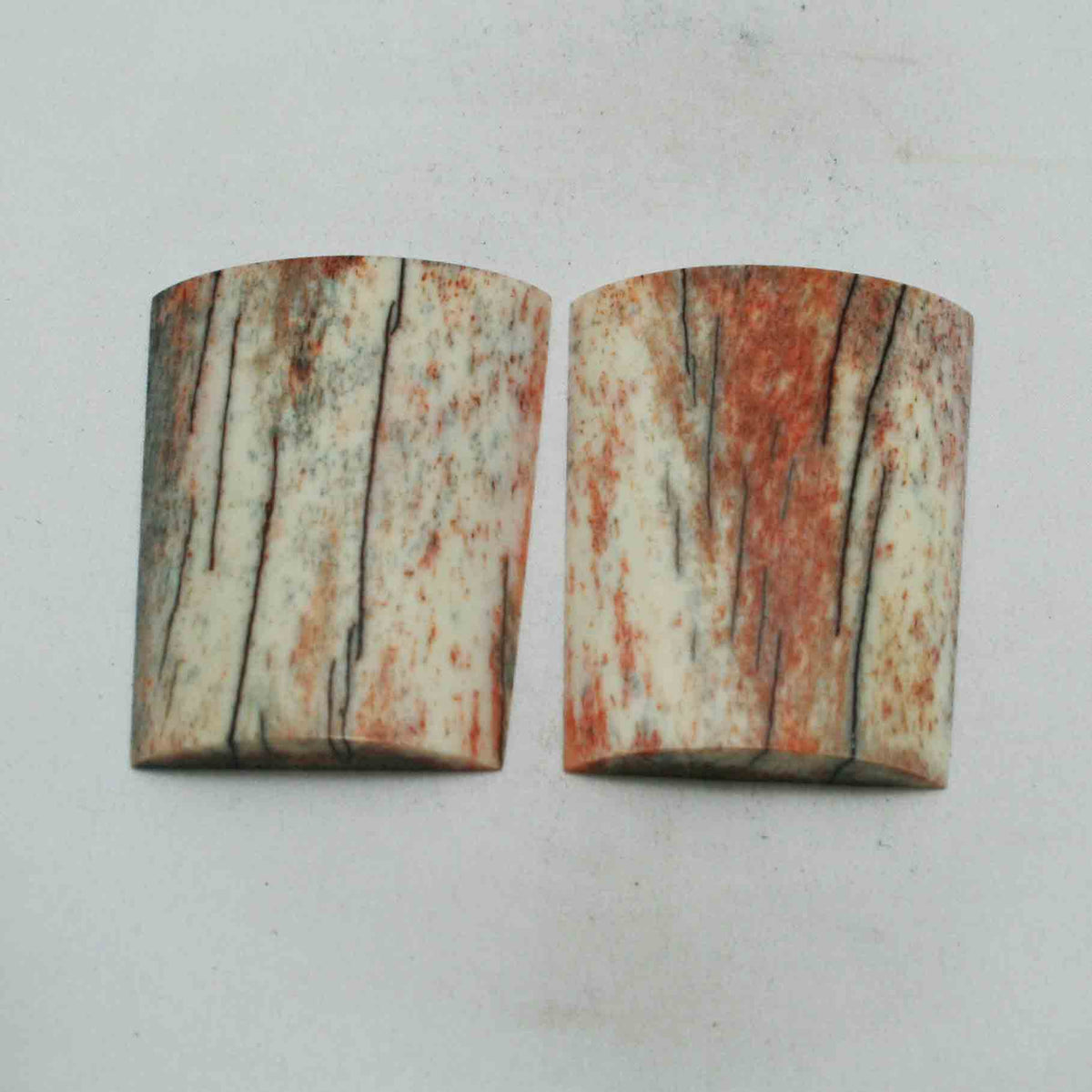 NB102NA246 Giraffe Bone Scales Size: 3.08" x 2.12" x 0.37" inch