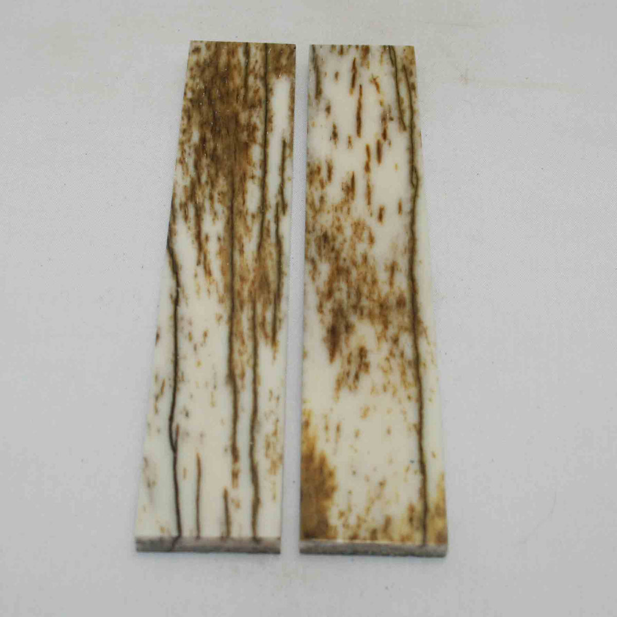 NB103NA129 Giraffe Bone Scales Size: 5.55" x 1.15" x 0.29" inch
