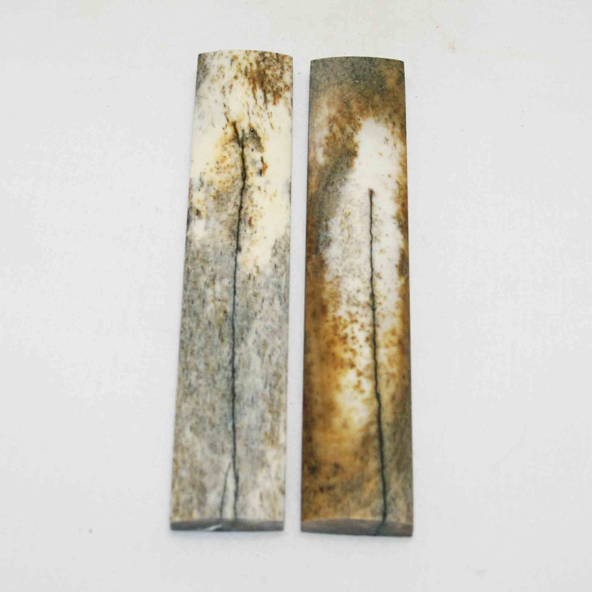 NB103NA133 Giraffe Bone Scales Size: 5.49" x 1.03" x 0.35" inch