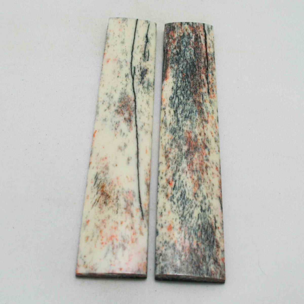 NB103NA146 Giraffe Bone Scales Size: 5.84" x 1.16" x 0.29" inch
