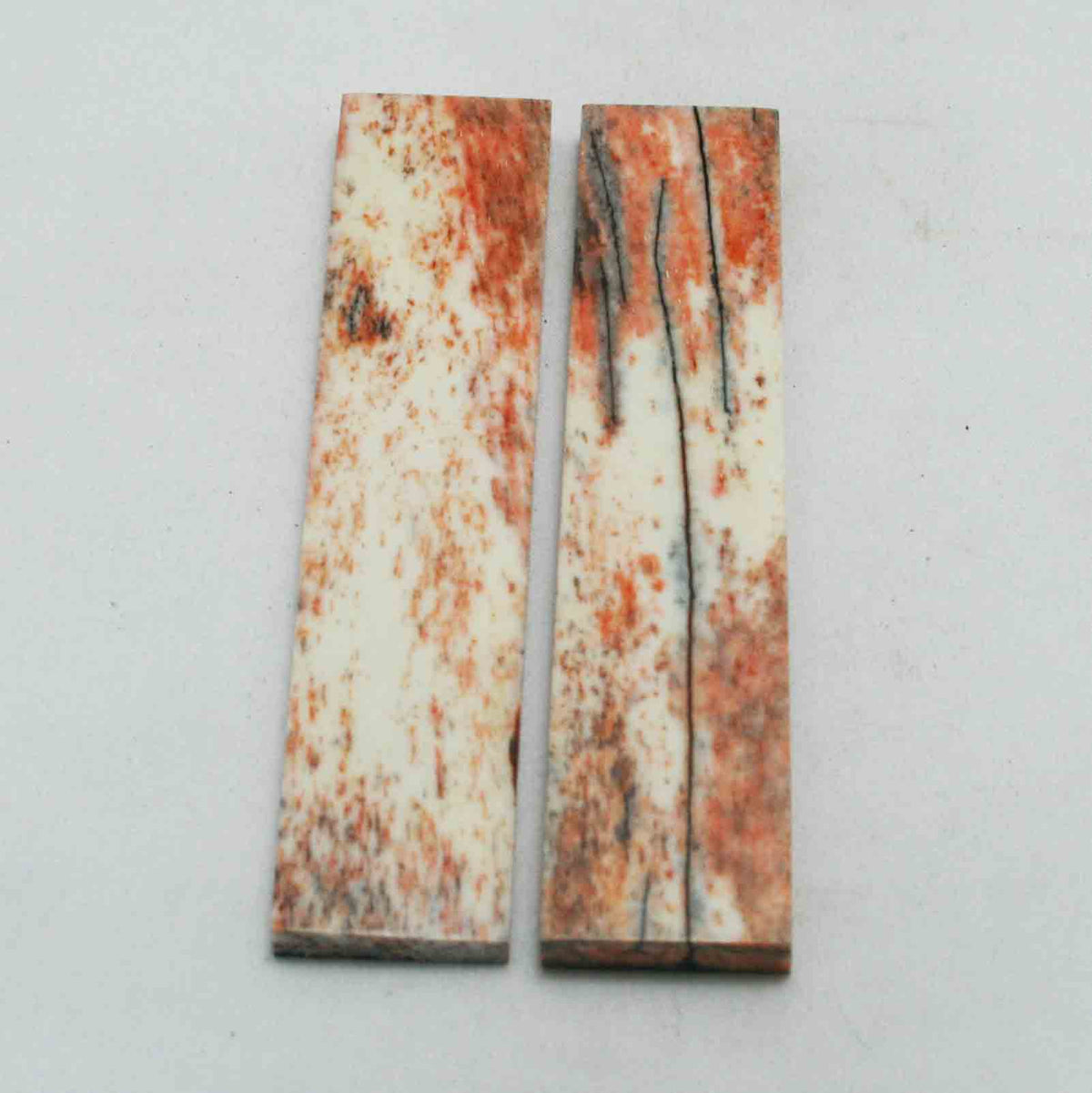NB103NA162 Giraffe Bone Scales Size: 4.93" x 1.07" x 0.26" inch
