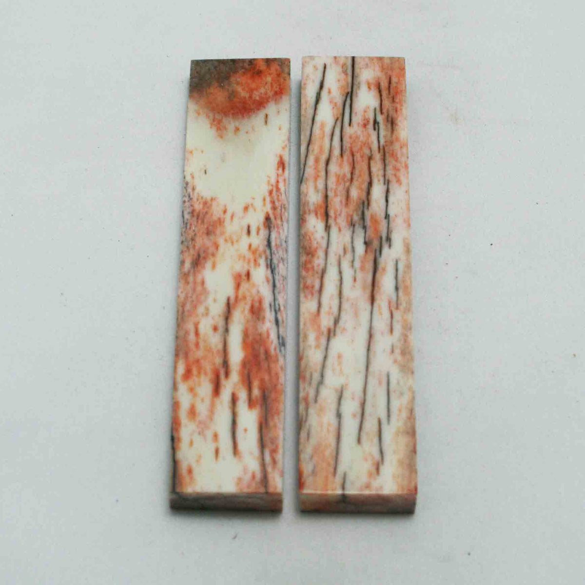 NB103NA169 Giraffe Bone Scales Size: 5.23" x 1.09" x 0.37" inch