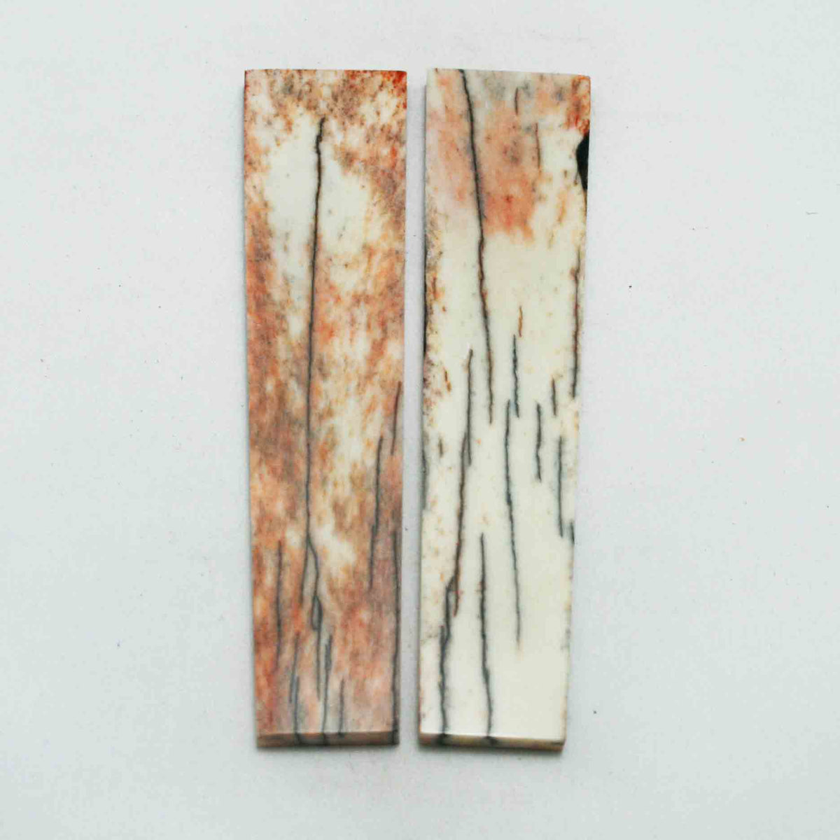 NB103NA175 Giraffe Bone Scales Size: 5.59" x 1.15" x 0.21" inch
