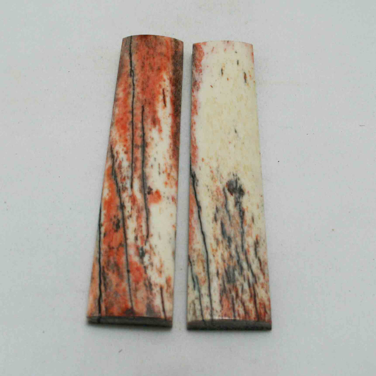 NB103NA179 Giraffe Bone Scales Size: 5.33" x 1.14" x 0.35" inch