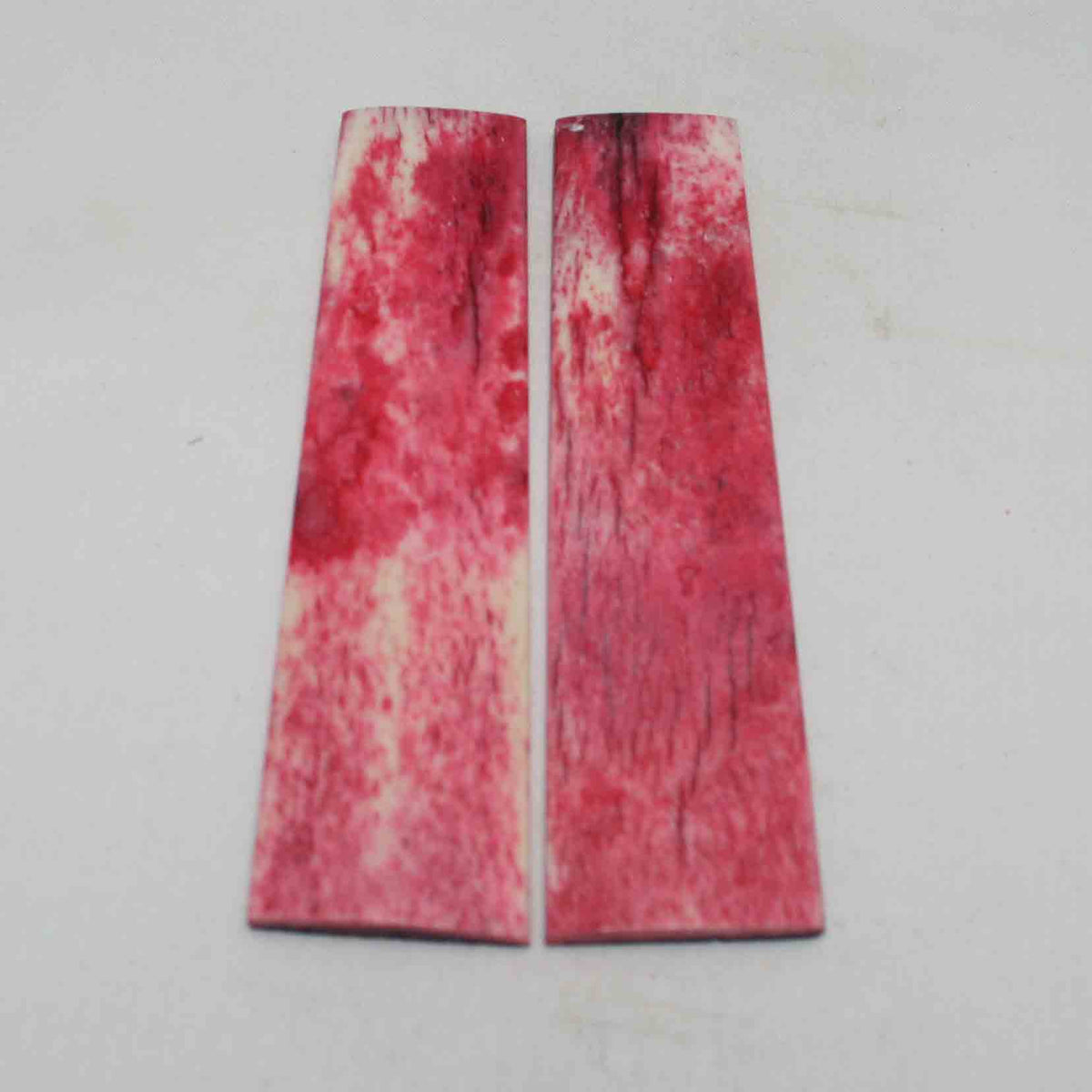NB103NA193 Giraffe Bone Scales Size: 4.77" x 1.16" x 0.19" inch