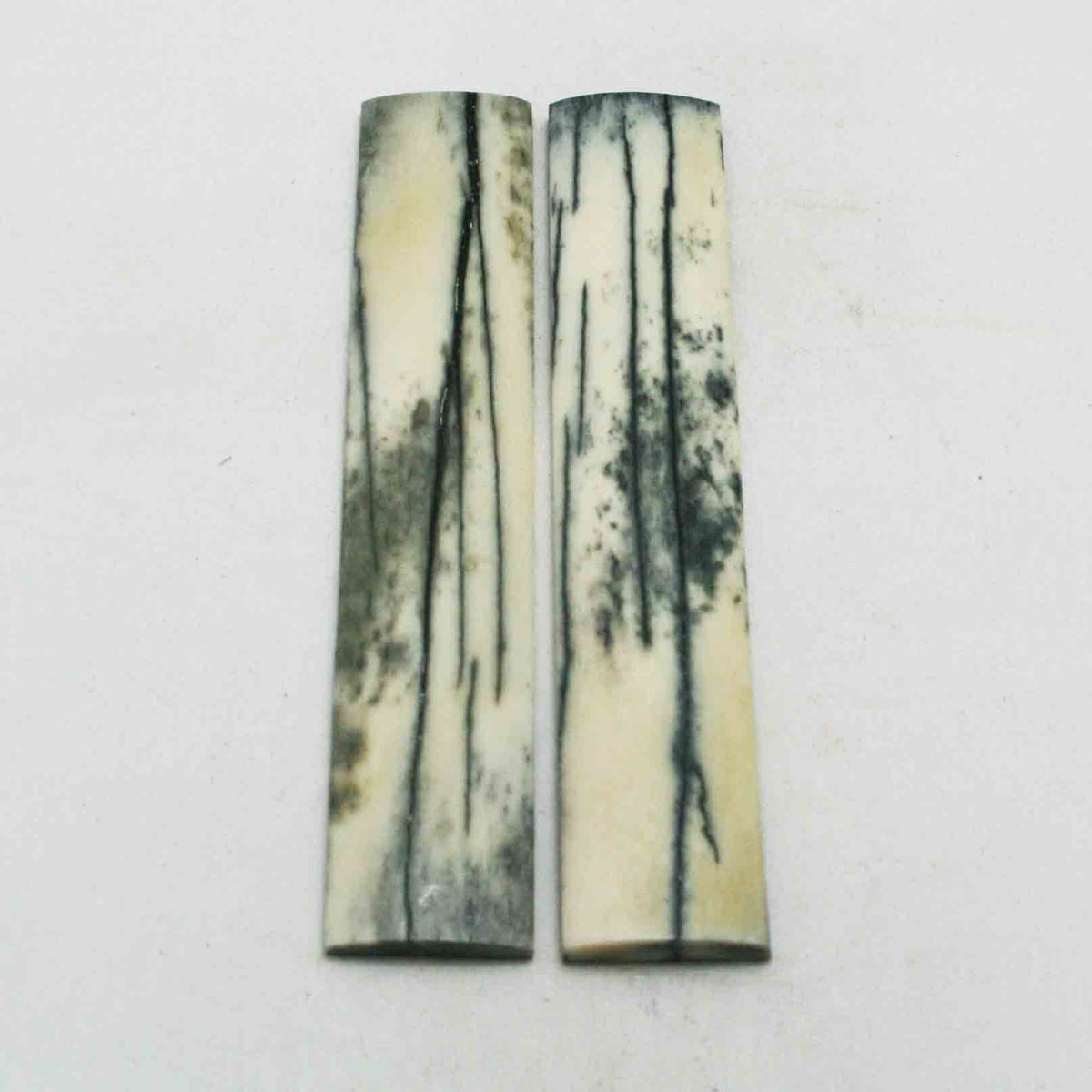 NB103NA204 Giraffe Bone Scales Size: 5.38" x 1.00" x 0.22" inch