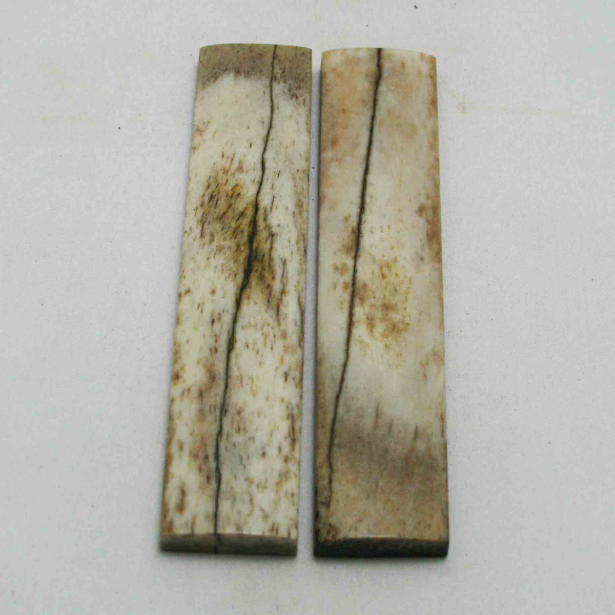 NB103NA43 Giraffe Bone Scales Size: 5.46" x 1.16" x 0.35" inch