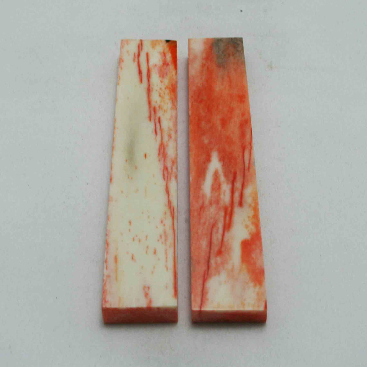 NB103NA82 Giraffe Bone Scales Size: 5.23" x 1.02" x 0.46" inch