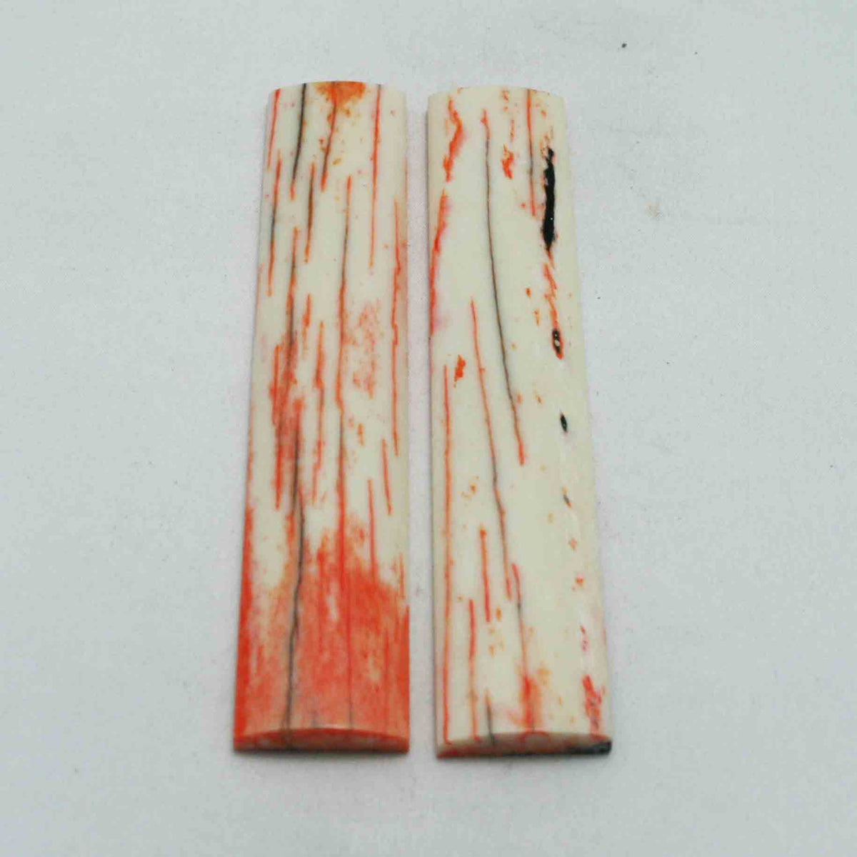 NB103NA85 Giraffe Bone Scales Size: 5.23" x 1.03" x 0.27" inch