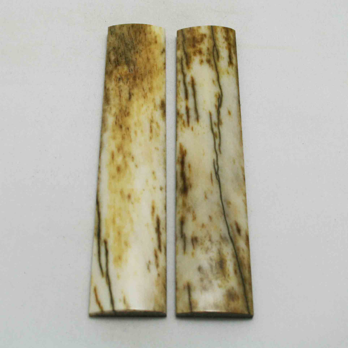 NB103NA86 Giraffe Bone Scales Size: 5.41" x 1.11" x 0.32" inch
