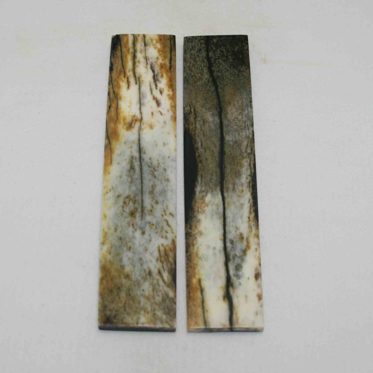 NB103NA96 Giraffe Bone Scales Size: 5.32" x 1.13" x 0.21" inch