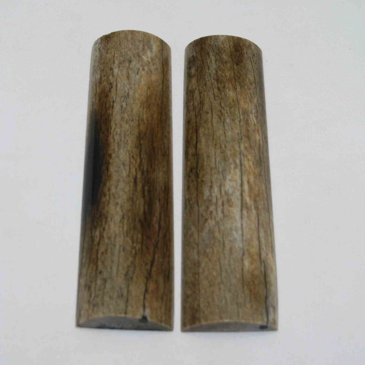 Small Giraffe Bone Scales (approx 1&quot; x 4&quot;) - BROWN