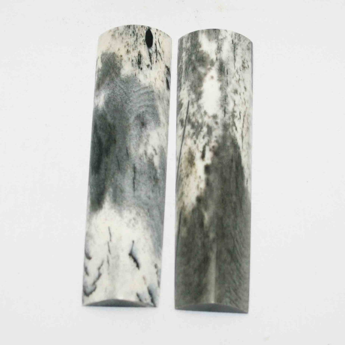 NB104NA153 Giraffe Bone Scales 5.08" x 1.23" x 0.35" inch