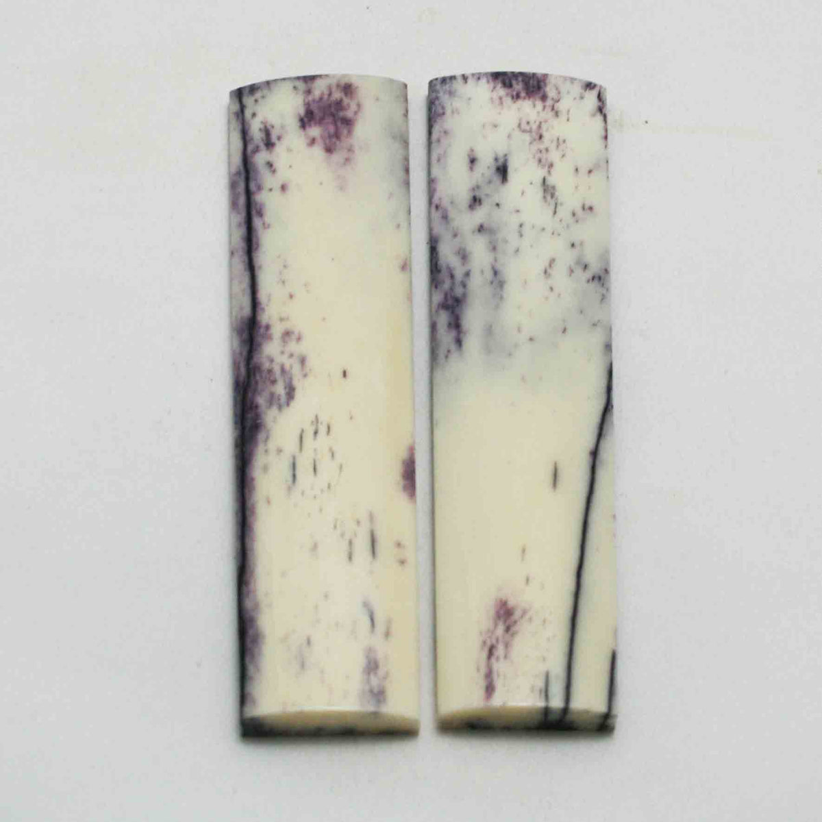 NB104NA35 Giraffe Bone Scales 5.45" x 1.27" x 0.32" inch