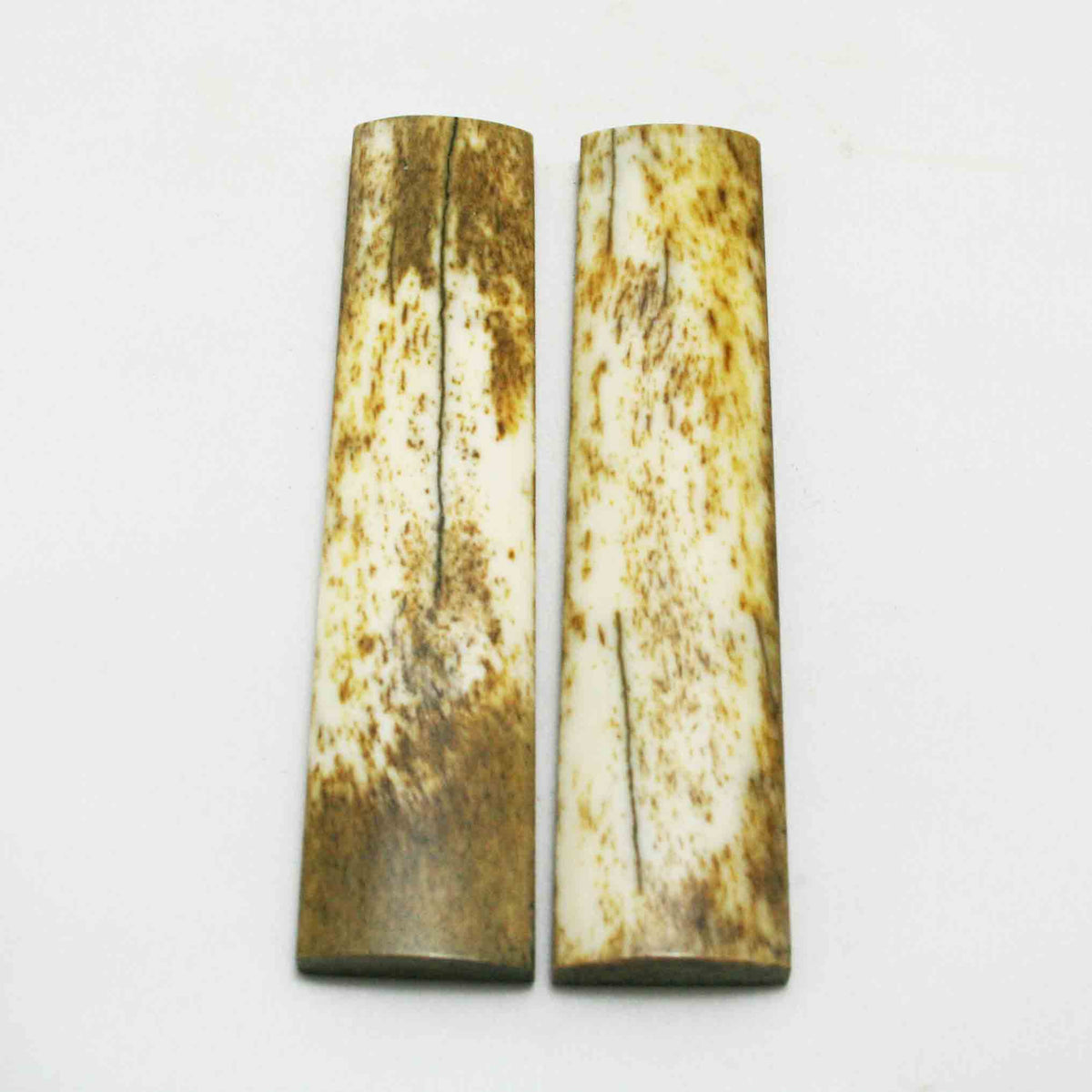 NB104NA67 Giraffe Bone Scales 5.61" x 1.19" x 0.39" inch