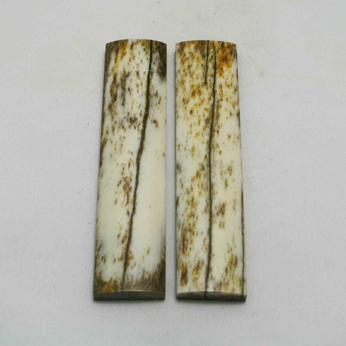 NB104NA87 Giraffe Bone Scales 5.42" x 1.18" x 0.37" inch