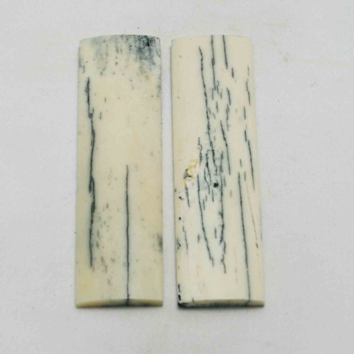 NB104NA93 Giraffe Bone Scales 4.87" x 1.28" x 0.25" inch