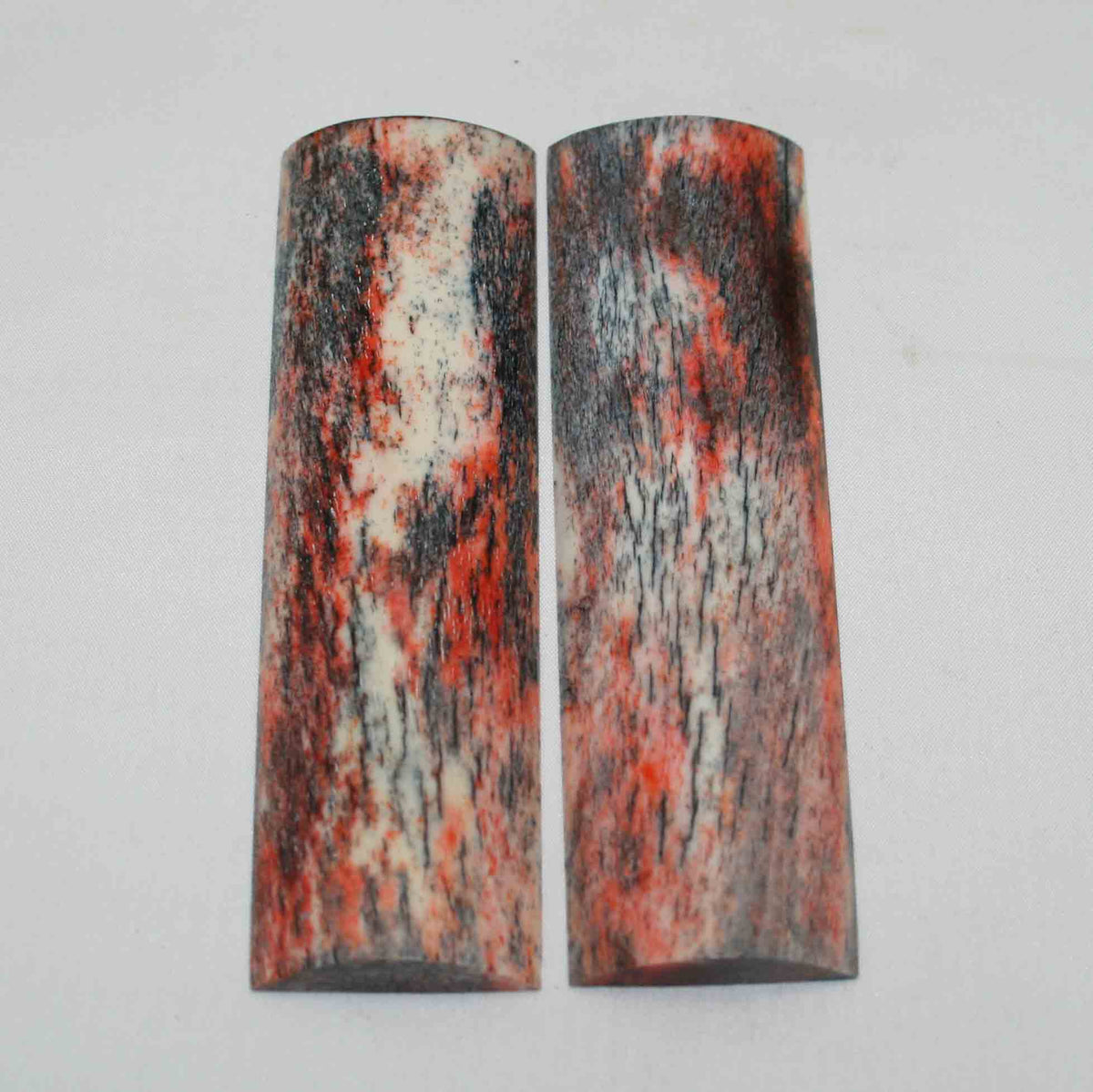 NB105NA97 Giraffe Bone Scales 5.22" x 1.43" x 0.34"inch
